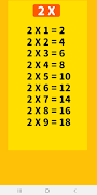 Multiplication Table تصوير الشاشة 2