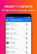 Priority Contacts: Important call manager & filter 스크린샷 1