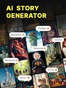 5 Schermata AI Story Generator Novel Maker