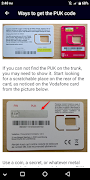 Guide For Unlock SIM PUK Code Ekran Görüntüsü 1