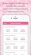 Contraction Timer syot layar 1