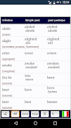 برنامه‌نما Irregular verbs عکس از صفحه