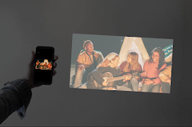 Projector Mobile plakat