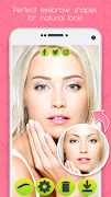 Eyebrow Makeup Photo Editor – Selfie Camera اسکرین شاٹ 1