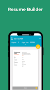 برنامه‌نما Resume builder عکس از صفحه