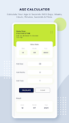 برنامه‌نما Age Calculator عکس از صفحه