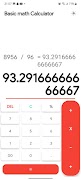 برنامه‌نما Basic Math Calculator عکس از صفحه