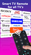 برنامه‌نما Universal Smart TV Remote Ctrl عکس از صفحه