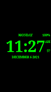 Digital Clock Live Wallpaper-7 poster