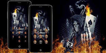 Devil Death Skull Theme – AppLock screenshot 7