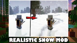 Realistic Snow Mod Minecraft ภาพหน้าจอ 6