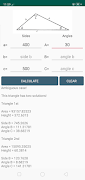 برنامه‌نما Triangle and Trigonometry Calc عکس از صفحه