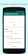 Quadratic Equation Solver スクリーンショット 7
