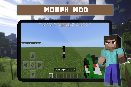 4 Schermata Morph Mod Skin Minecraft PE