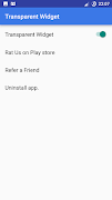 Transparent Widget screenshot 2