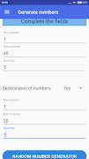 Random Number Generator imagem de tela 2