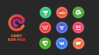 Candy Icon Pack 스크린샷 2