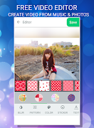 برنامه‌نما Free Video Editor عکس از صفحه