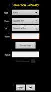 Conversion Calculator پوسٹر
