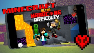 Minecraft のハードコア モード スクリーンショット 5