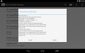برنامه‌نما Root Certificate Manager(ROOT) عکس از صفحه
