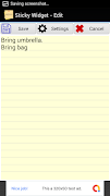 Sticky Memo Widget screenshot 2