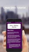 برنامه‌نما Linux Unix Tutorial عکس از صفحه