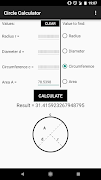 Circle Calculator 스크린샷 2