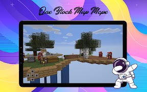 One Block Map Mcpe скриншот 4