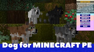 Dog Mod for Minecraft PE Cartaz