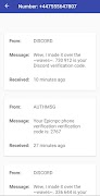 Free Sms Receive screenshot 1