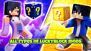 Lucky Block Mod for Minecraft poster