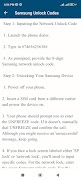 Unlock Samsung Device Guide screenshot 2
