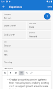 برنامه‌نما Got Resume Builder عکس از صفحه