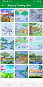 برنامهنما Drawing Scenery Ideas عکس از صفحه