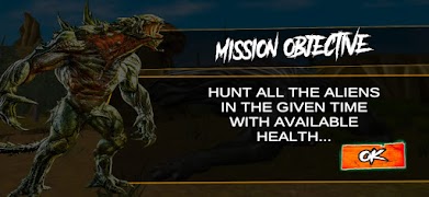 Alien invasion Hunter ảnh chụp màn hình 1