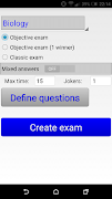 Create Exam 截圖 2