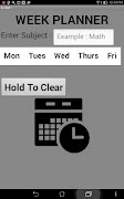 Week Planner Poster