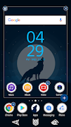 Wolf Xperia™ Theme 截圖 1