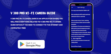 V 380 Pro Wi-Fi Camera Guide پوسٹر