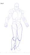 How to Draw Iron Superhero Man screenshot 2