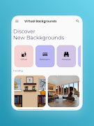 برنامه‌نما Virtual Backgrounds عکس از صفحه