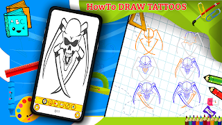 Learn How to Draw Tattoos Char 스크린샷 4