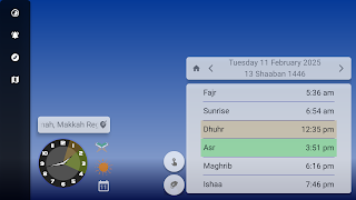 Arah kiblat & waktu shalat syot layar 4