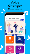 Voice Changer Audio Effects ภาพหน้าจอ 4