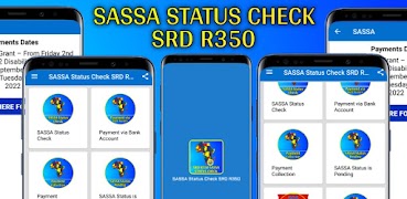 SASSA Status Check SRD R350 poster