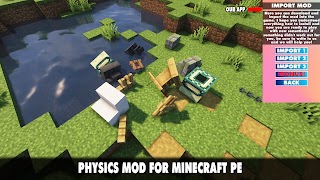 Physics Mod for Minecraft PE ポスター