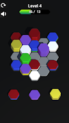 Hexagon Stack: Sort Colors imagem de tela 2