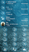 Dialer Theme Bubble Rain drupe penulis hantaran