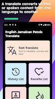 English Jamaican Patois Trans screenshot 1
